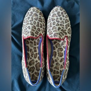 EUC camouflage loafer size 9.5 (brown and tan with red piping)